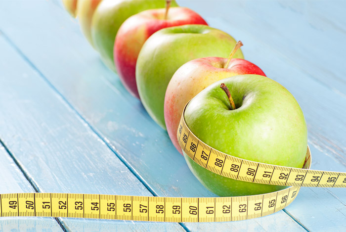 apples tape measure weight loss