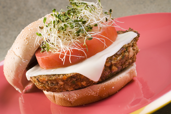 Tofu Burger with Tahini