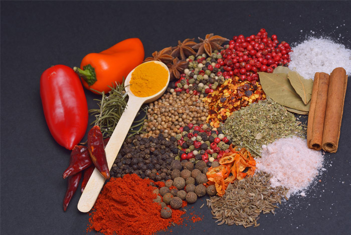 various spices