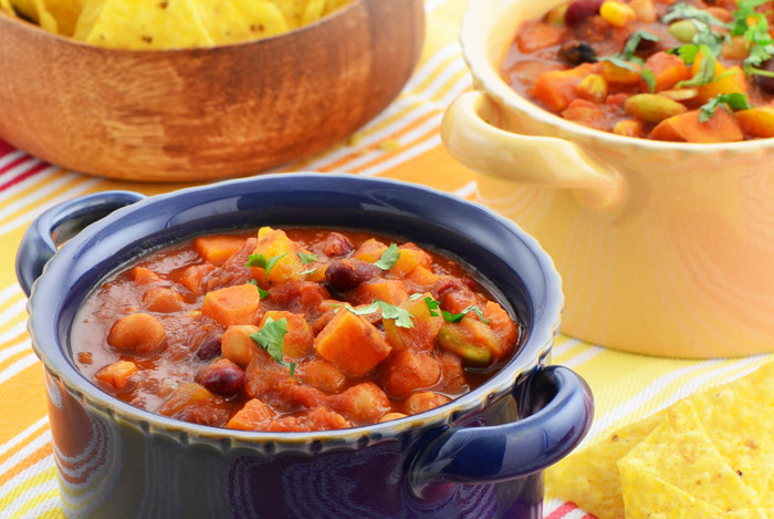 Black Bean Sweet Potato Chili