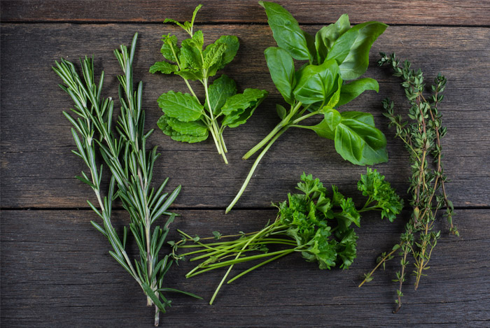 green herbs
