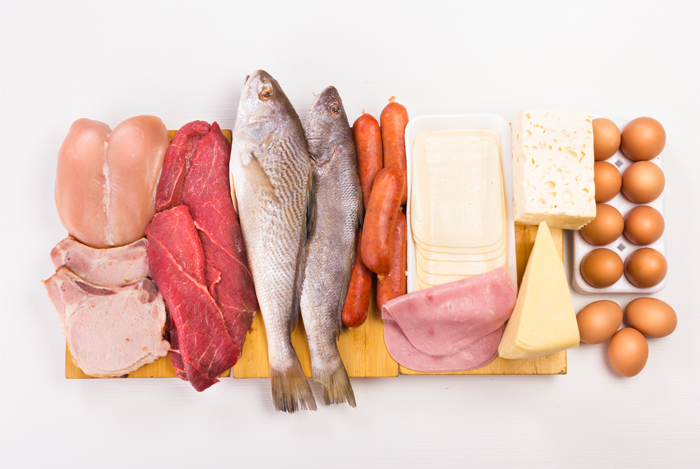 What are some foods without a large amount of protein?