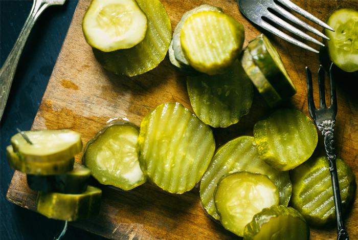 cucumbers sliced